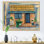 Petit café asiatique sous un toit de tuiles - reproduction sur toile