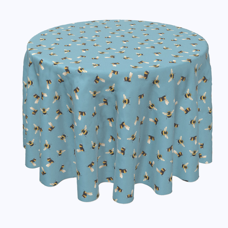 Blanchard Geometric Round Tablecloth, 90" x 90"