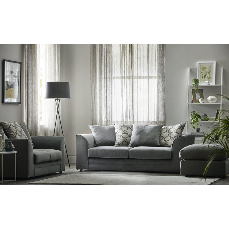 Arabella 2 - Piece Living Room Set, Charcoal