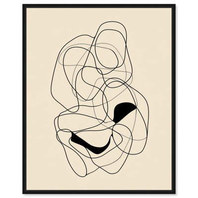 Biomorphic Rhythm I Canvas Print Minimalist Art by Art Remedy