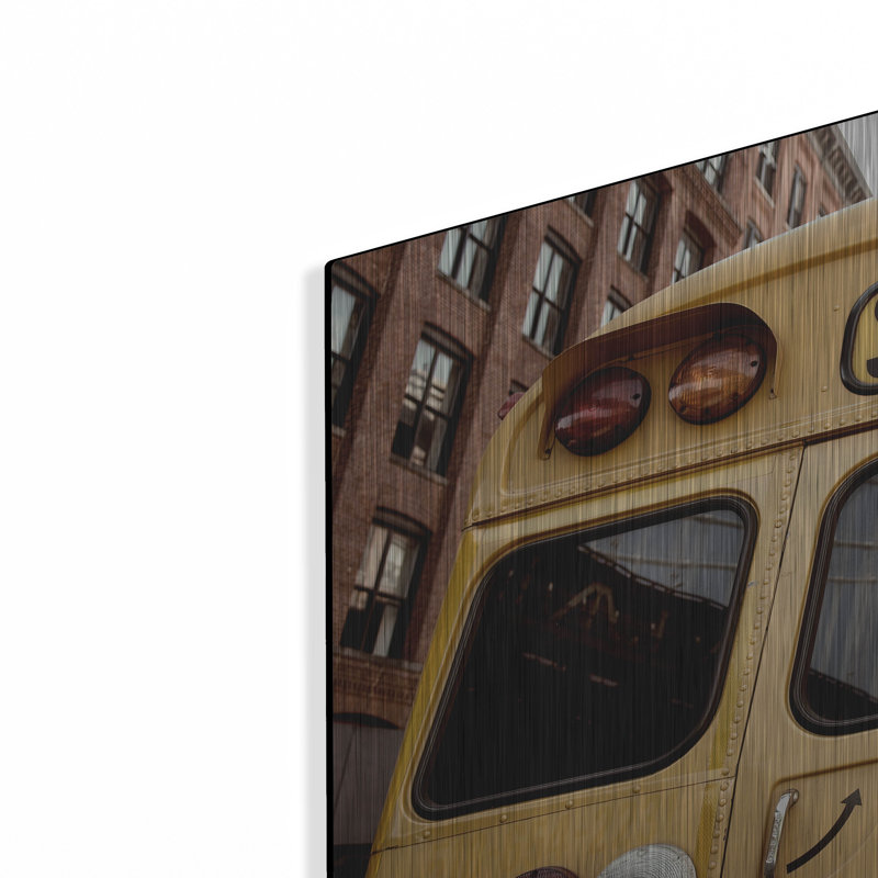 «NYC School Bus» par Nina Paponcek, H 16 po x l 24 po