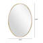 Tomaso Oval Metal Framed Full Length Mirror-256975672