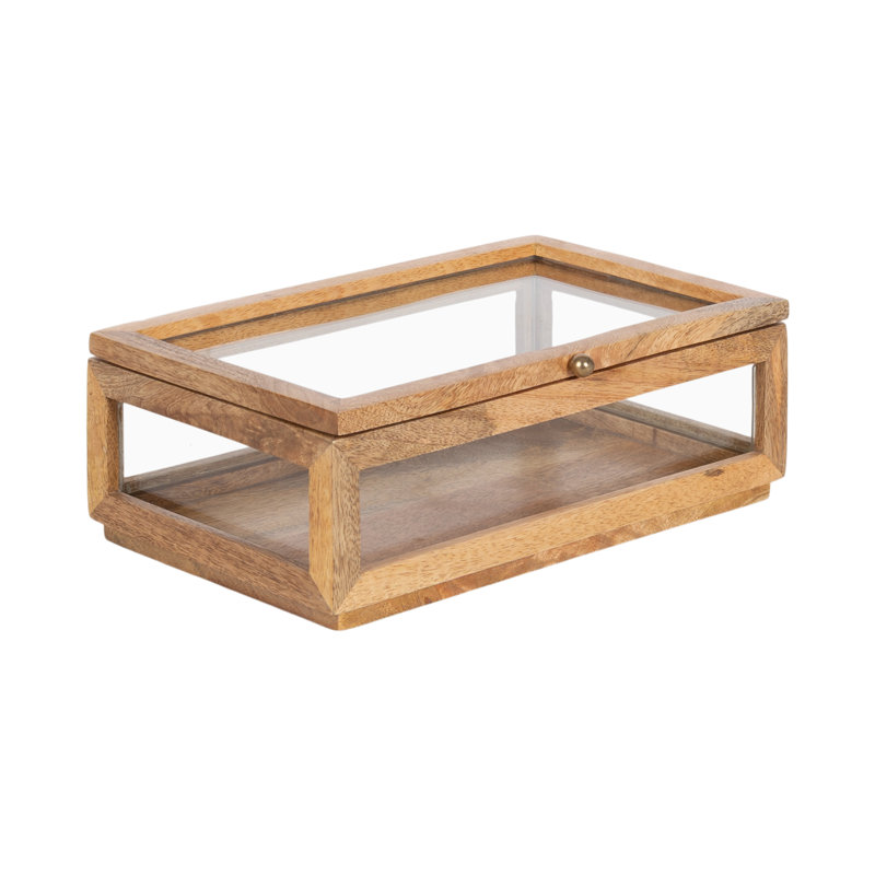 Boîte de rangement en verre Curiel