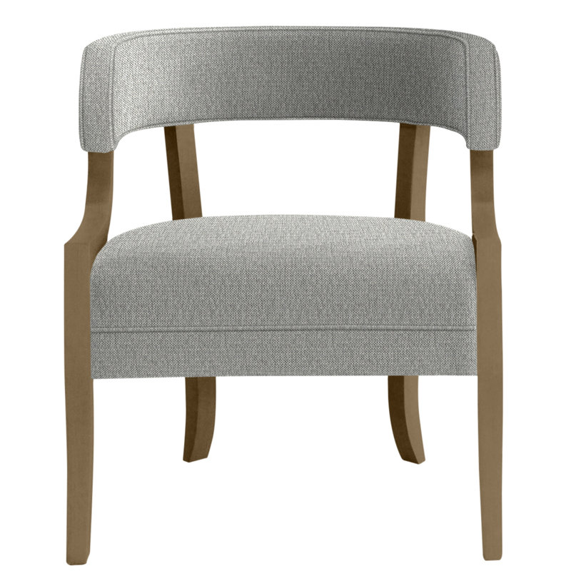 Thom Filicia Home 25"Otisco Chair, Tarbee Dove, Hampton