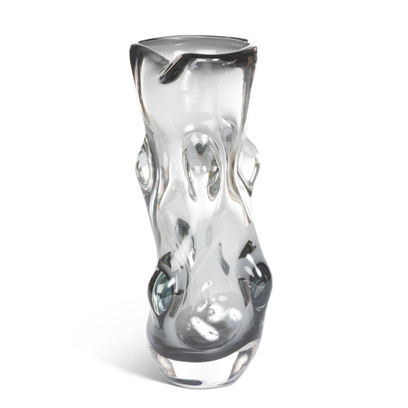 Vase en verre Serenity, fumée, grand