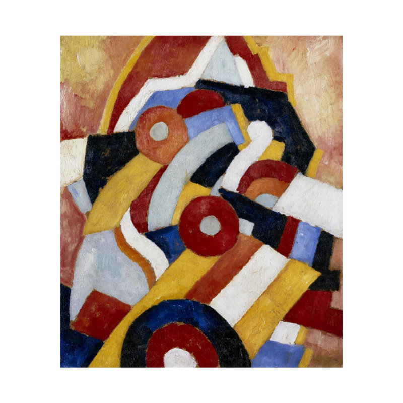 «Abstraction» par Marsden Hartley - Estampe numérique, H 20 po x l 16 po
