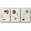 Marbré blanc I, ensemble de 3 toiles encadrées sur toile-97812262-97812258