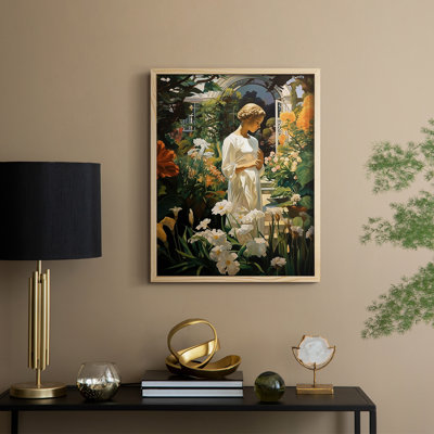 WOMEN Series DXXV Framed Print - Solid Wood