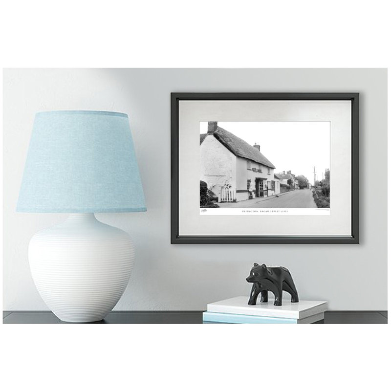 Uffington, Broad Street C1955 by Francis Frith - Single Picture Frame Print, 28cm H x 36cm W x 2.3cm D