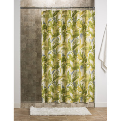 Cayman 100% Cotton Floral Shower Curtain