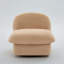 Chaise en velours pivotante en forme de citrouille, base en métal à 360 degrés-503282276