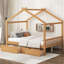Lit plateforme House avec deux tiroirs-1589952063