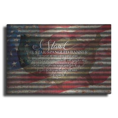" I Stand American Flag On Metal " by Cindy Jacobs