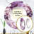 Rilie Ethereal Floral Delight Victorian Pattern - Floral Large Mirror, Cottage Round Unique Wall Mirror Decor, Printed Metal Art-1787423587