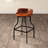 Modern Brown 29-34.5 Inch Adjustable Height Swivel Barstool-1601625587