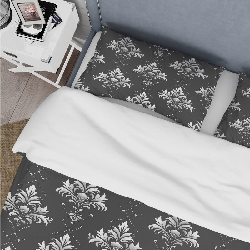 Ensemble de housse de couette Traditional, Housse de couette simple et deux taies décorative
