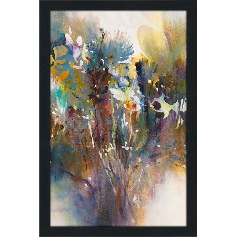 Heartfelt - peinture à cadre flottant, Cadre espresso, H 49,5 po x l 33,5 po x P 1 po