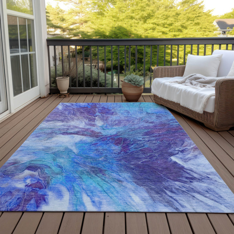 Tapis intérieur / extérieur Kinslee, Rectangulaire 3 pi x 5 pi