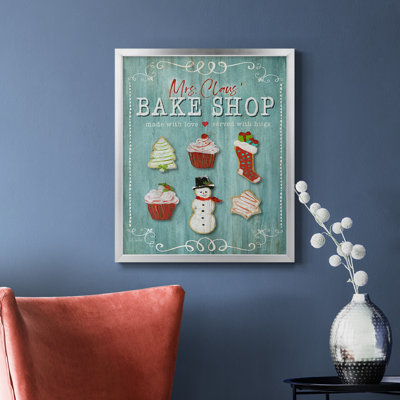 Mrs. Claus Bake Shop Premium Framed Canvas - Ready to Hang