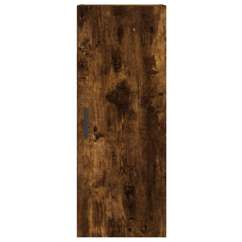 Mayowa Wall Mounted Cabinet 34,5x34x90 cm, Smoked Oak