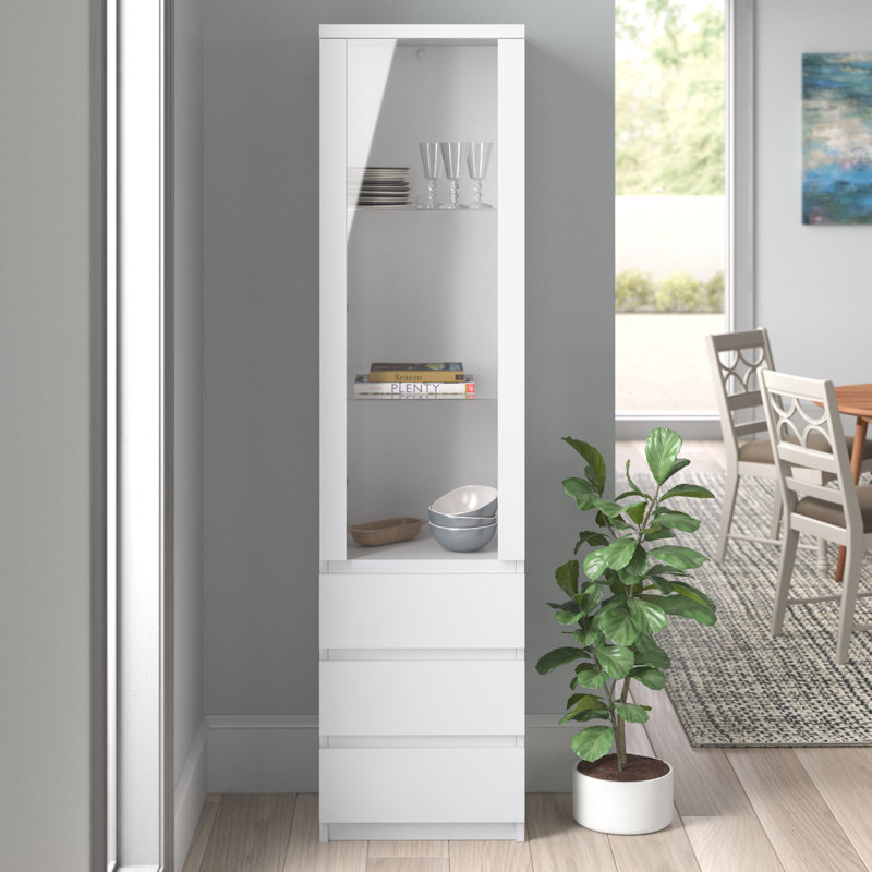Canizales Display Cabinet, White