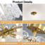 Khawla Dimmable Drum Chandelier-340281349-340281348