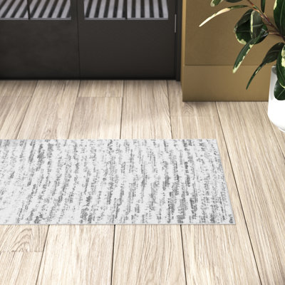 Avelina Abstract Stripes Machine Washable Area Rug