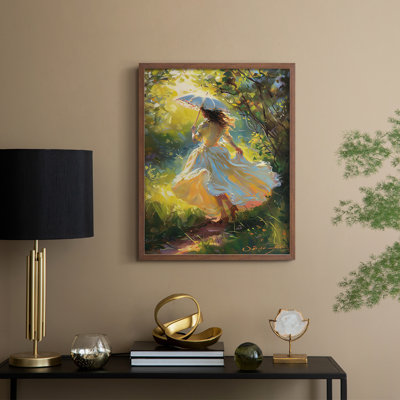 «WOMEN Series CMV», reproduction encadrée - bois massif