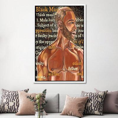 Black Man - Painting on Canvas