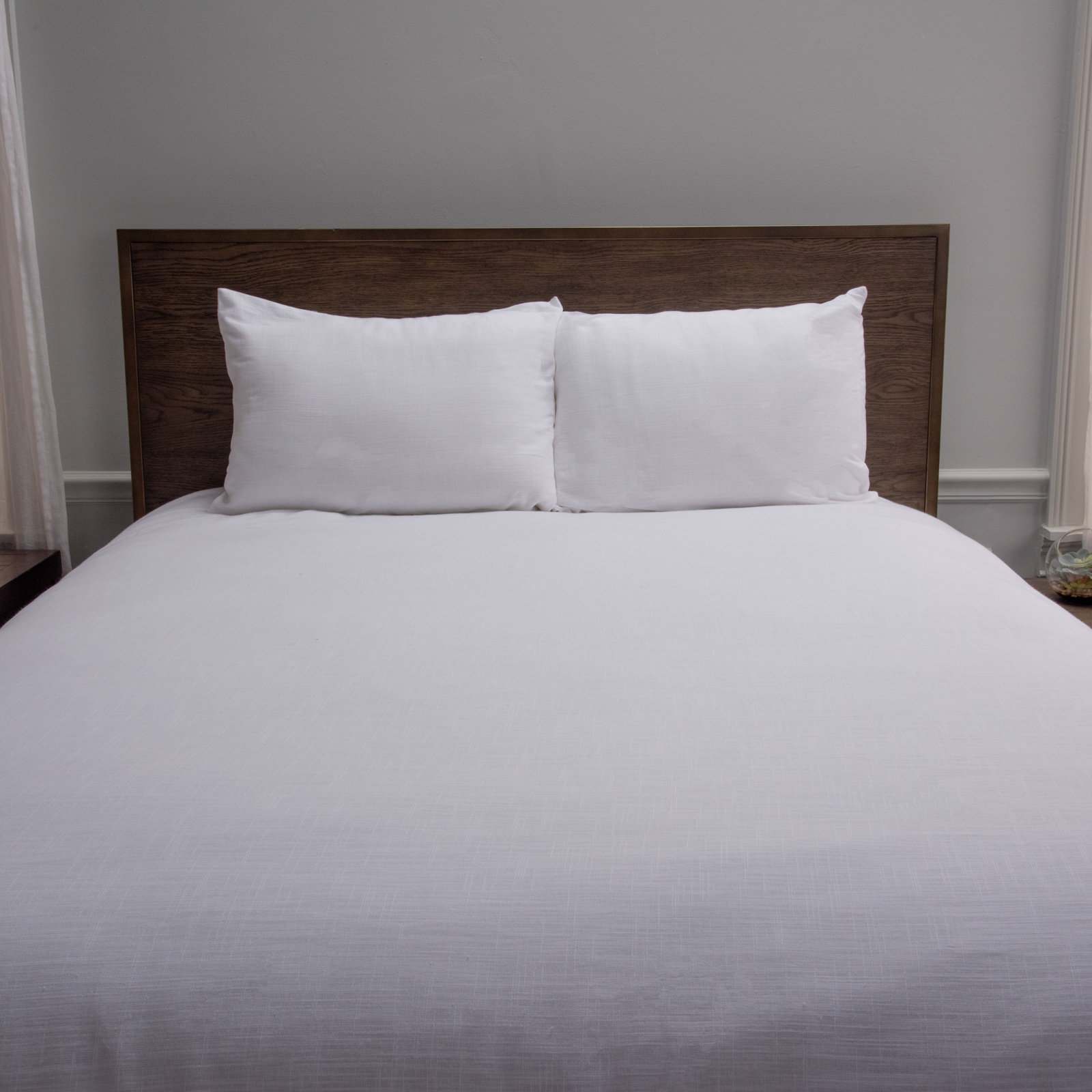 Zandy Comforter Set, Queen Comforter + 2 Standard Shams, White