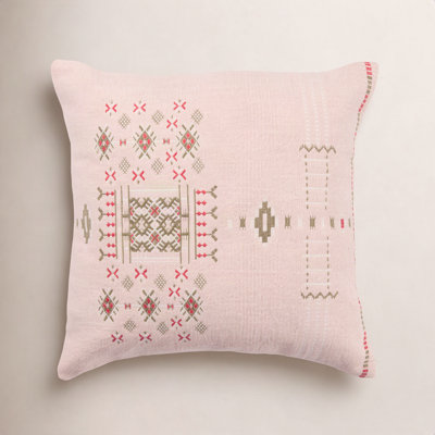 Mikes Embroidered Throw Pillow
