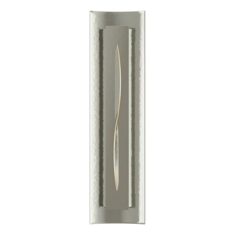 Gallery Dimmable 8 Lbs Flush Mount Scone, Ivory Art, Sterling