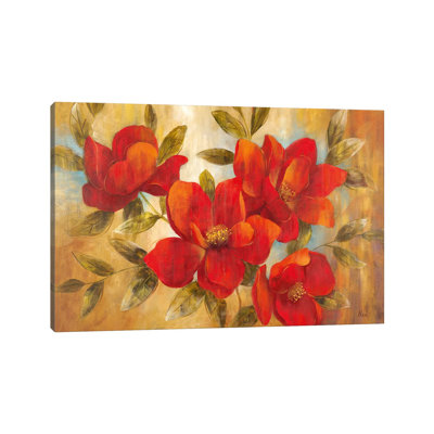Jardin Rouge II by Nan - Painting on Canvas