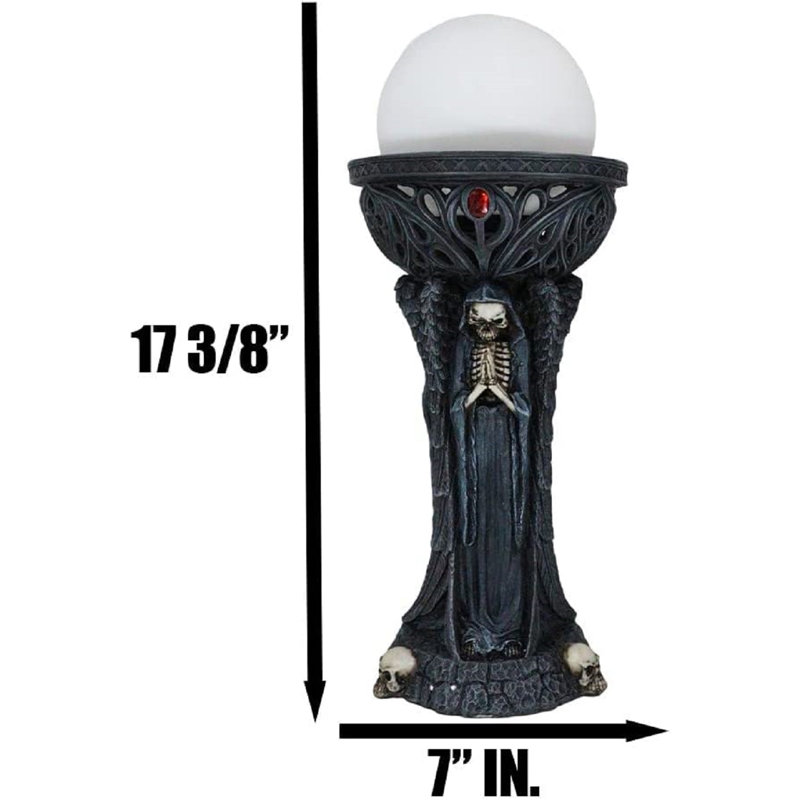 Lampe de table en résine Haldor