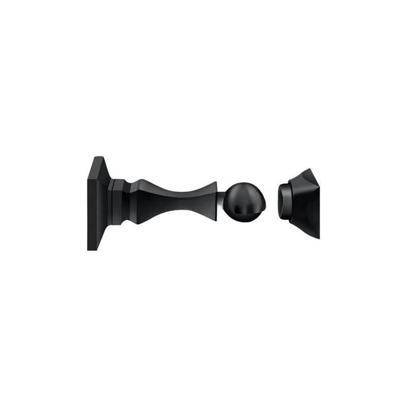 Support de porte magnétique de 3 1/2 po Deltana MDH35U19, Peinture noire