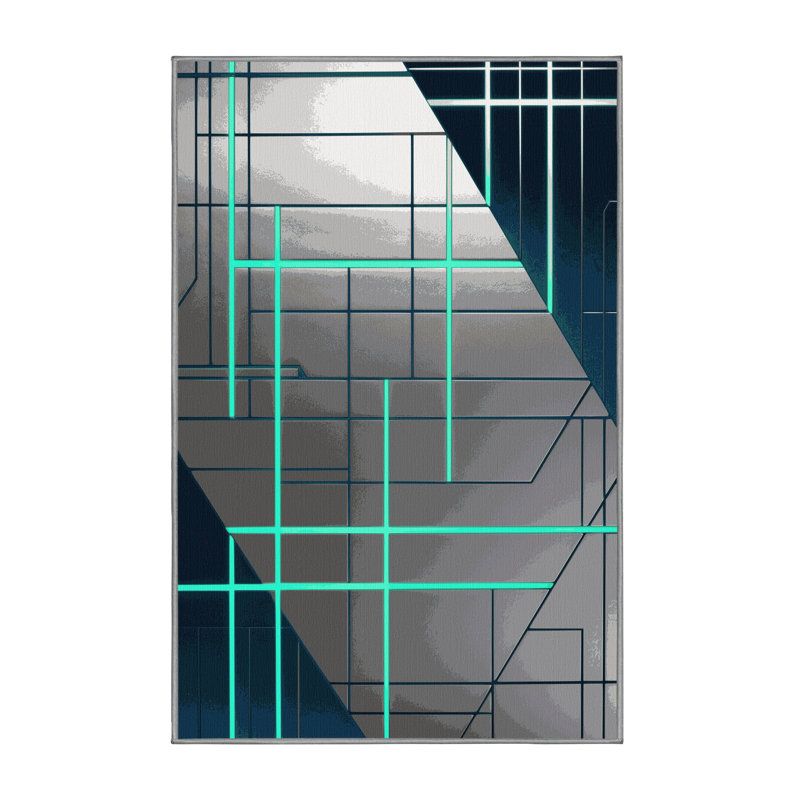 Astral Echo Rug, Rectangle 4' x 6'
