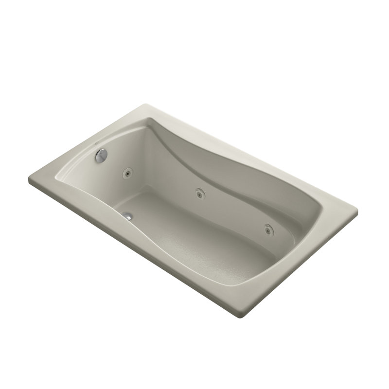 Mariposa 60" x 36" Drop-in Whirlpool, Sandbar