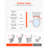 Bidet Attachment for Toilet Hot and Cold Dual Nozzles Adjustable Pressure