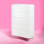 Commode 5 tiroirs avec pieds en métal-411711703