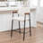 Devane Upholstered Counter Stool With Armrest-123161722