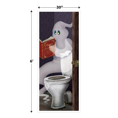 Couvercle de porte de toilette Ghost