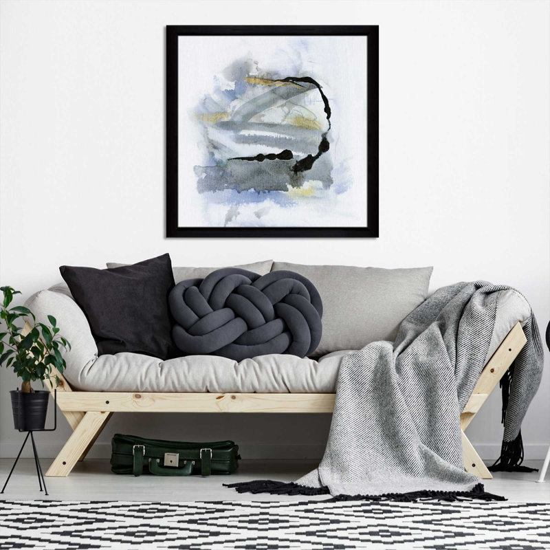 «Cool Water I» par Susan Jill - reproduction de cadre photo, H 27,5 po x l 27,5 po x P 0,75 po