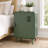 22.44" H Modern Metal Nightstand with Storage Shelf, Industrial, for Apartment, Bedroom or Dorm Room-1713033656