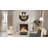 Contemporary Cast Stone Mantel With Bullnose Hearth-103614165-103614170