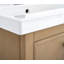 Meuble-lavabo simple 20 po avec comptoir en céramique Brodnax-1869320087