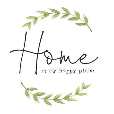 Home Happy Place - Wrapped Canvas Print