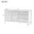 U_STYLE Minimalist Wave-Pattern Sideboard With Functional Storage