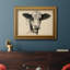 Charcoal Cow II - Peinture sur toile encadrée-529338432