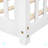 Twin Floor Platform Bed with Fence without Door-1641684355