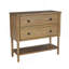 Commode d'appoint 2 tiroirs Naturel Voir ci-dessous